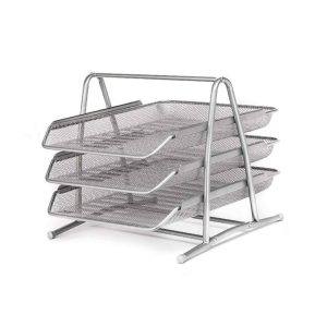 Polica za dokumentaciju 1/3 žičana siva