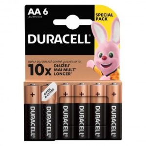 Alkalna baterija Duracell AA LR6 1.5V 1/6