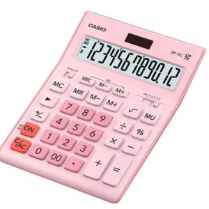CASIO stoni kalkulator GR12 PINK